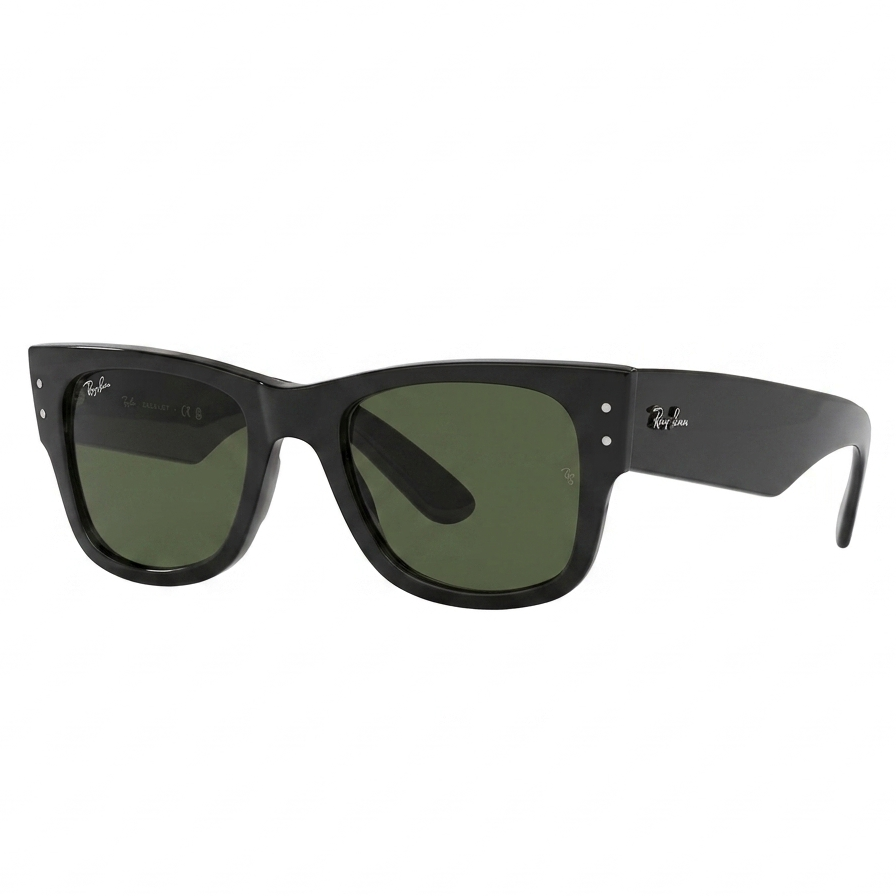 RayBan Original Classic 0840S 901/31 Mega Wayfarer Black Sunglasses