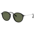 RayBan Original Classic 2447 901 Round Fleck Black Sunglasses