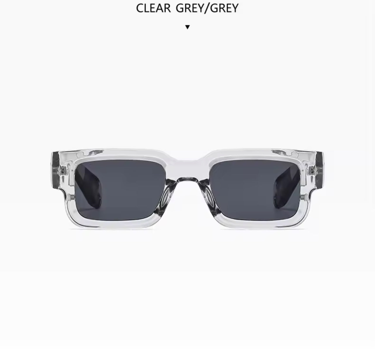 Vanguard Transparent Grey Sunglasses