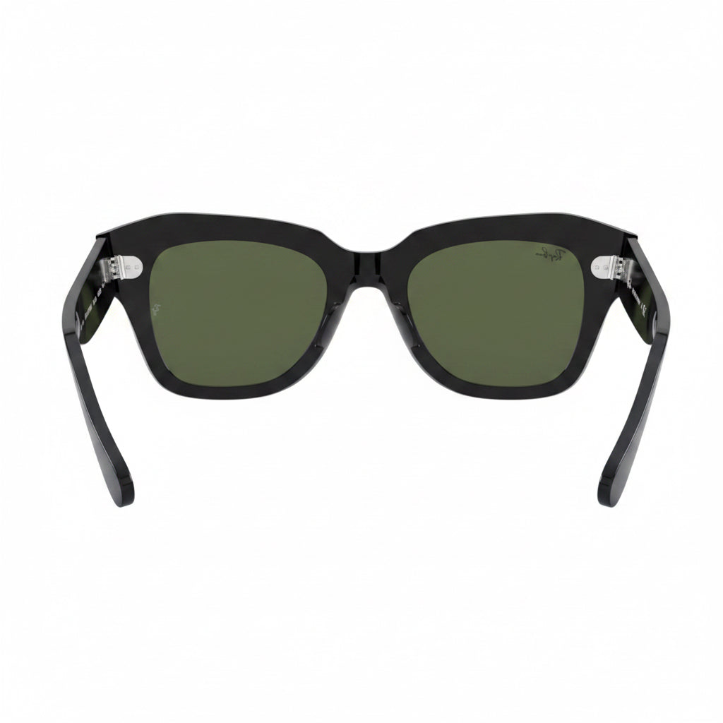 RayBan Original Classic 2186 901/31 State Street Black Sunglasses