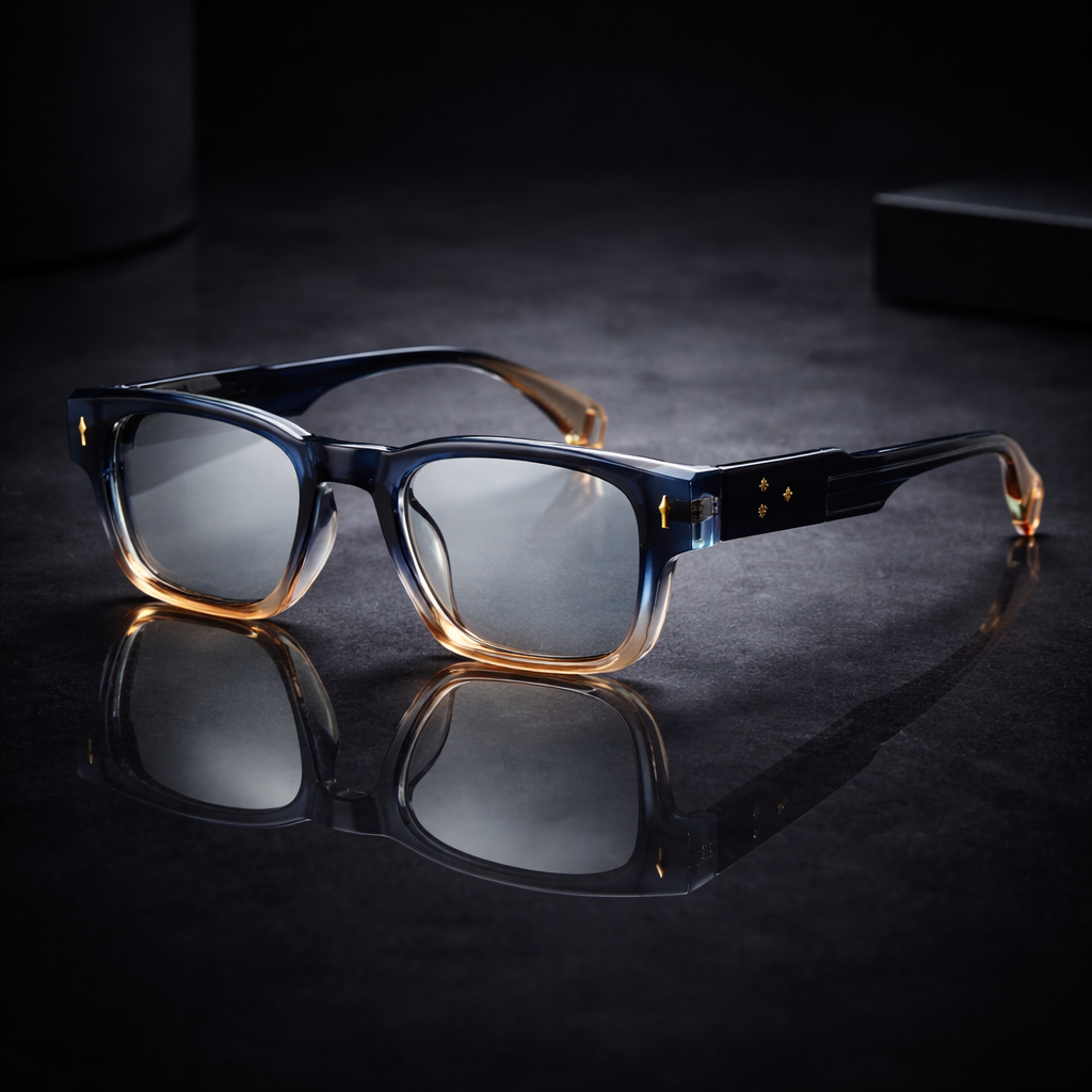 Retro Punk Radiant Blue Light Grey Sunglasses (Copy)