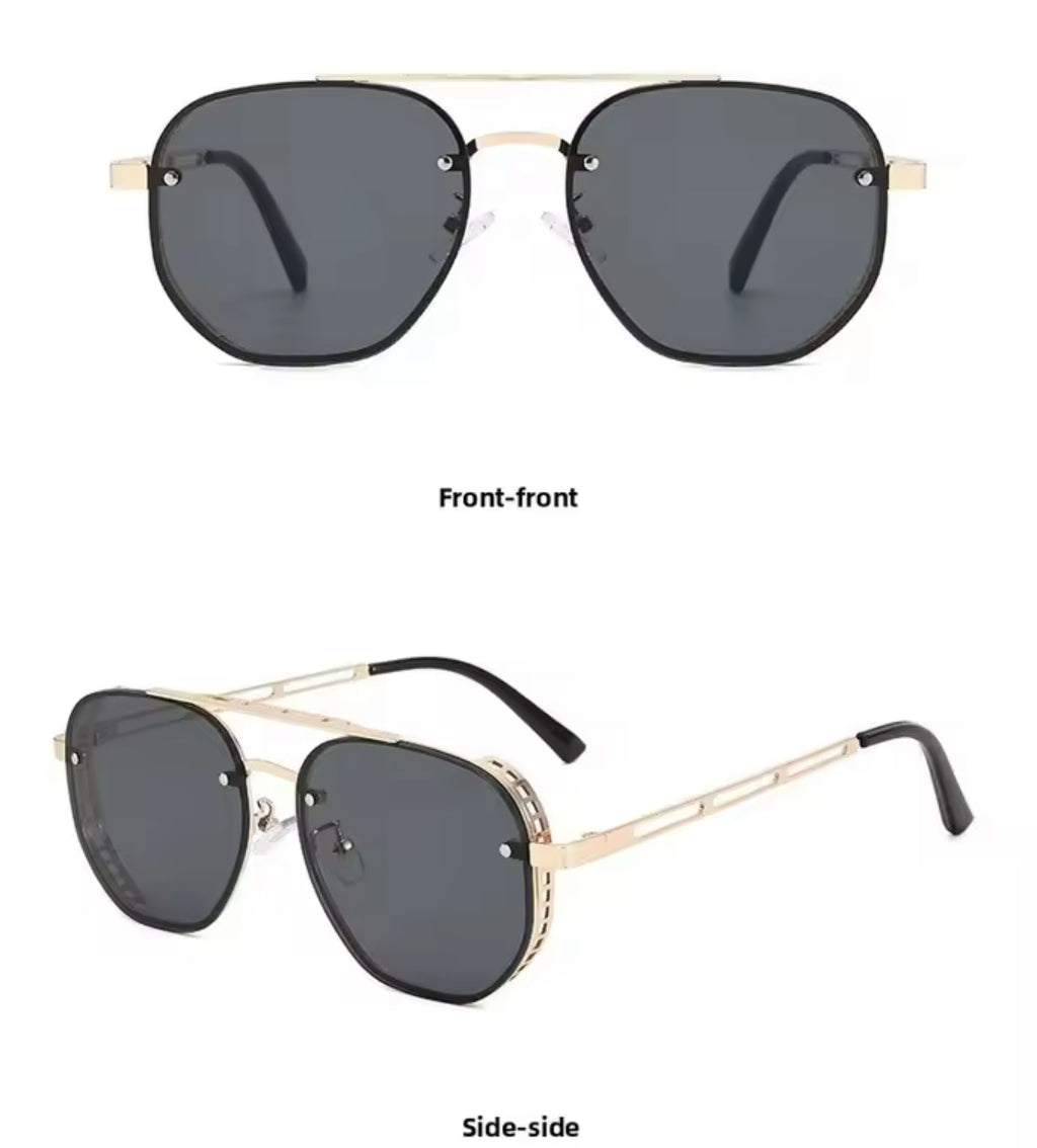 Seven Rock Blue Golden Sunglasses