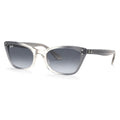RayBan Original Classic 2299 1243 86 Lady Burbank Grey Blue Sunglasses