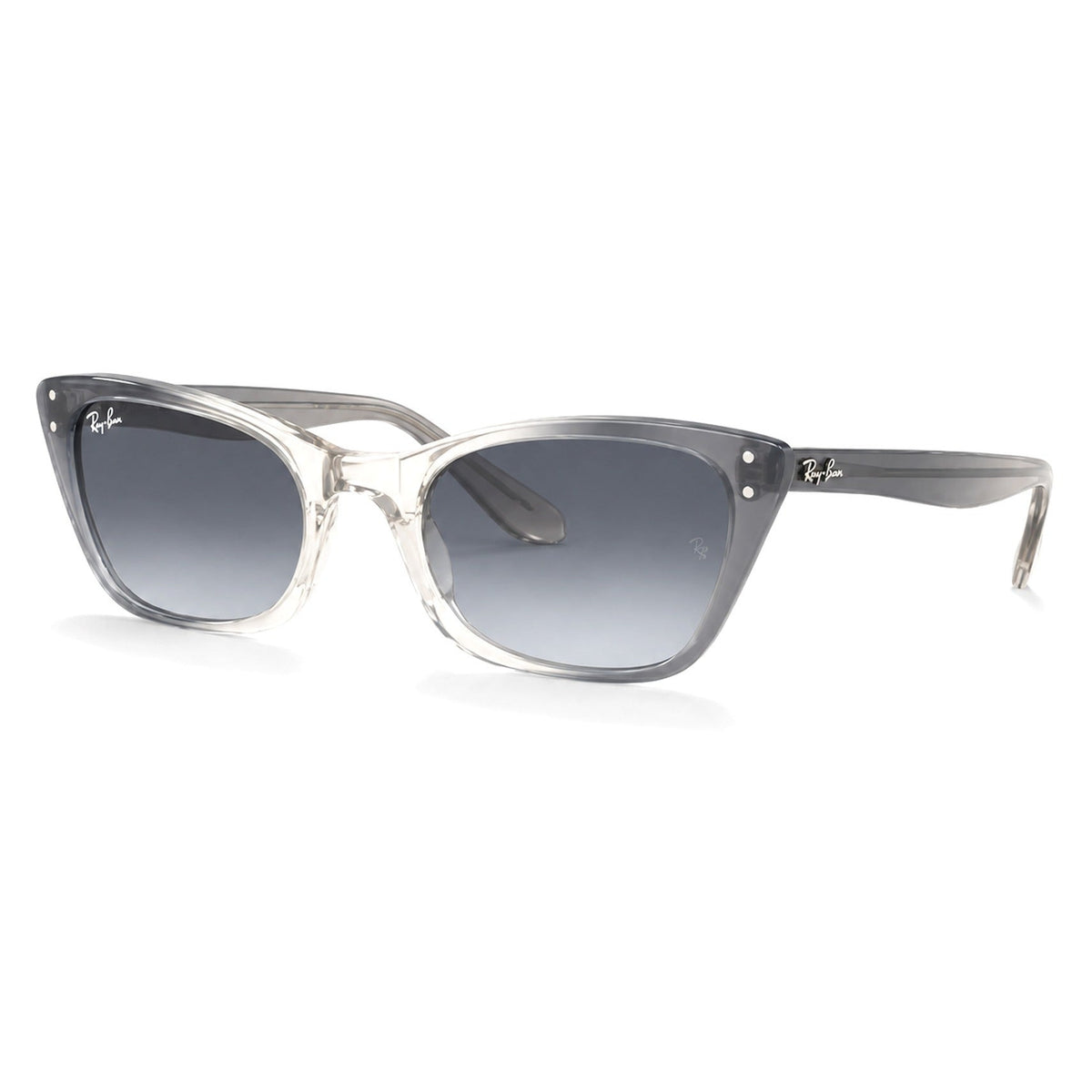 RayBan Original Classic 2299 1243 86 Lady Burbank Grey Blue Sunglasses