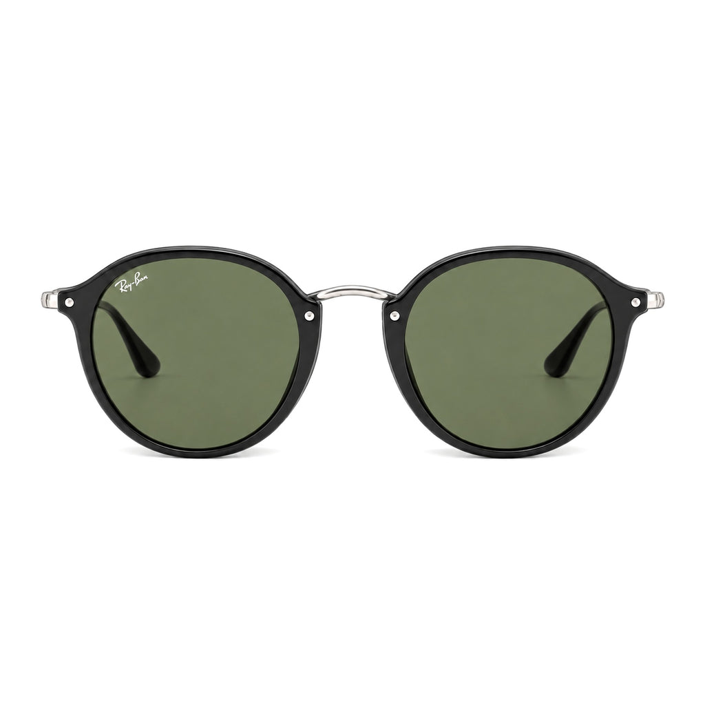 RayBan Original Classic 2447 901 Round Fleck Black Sunglasses