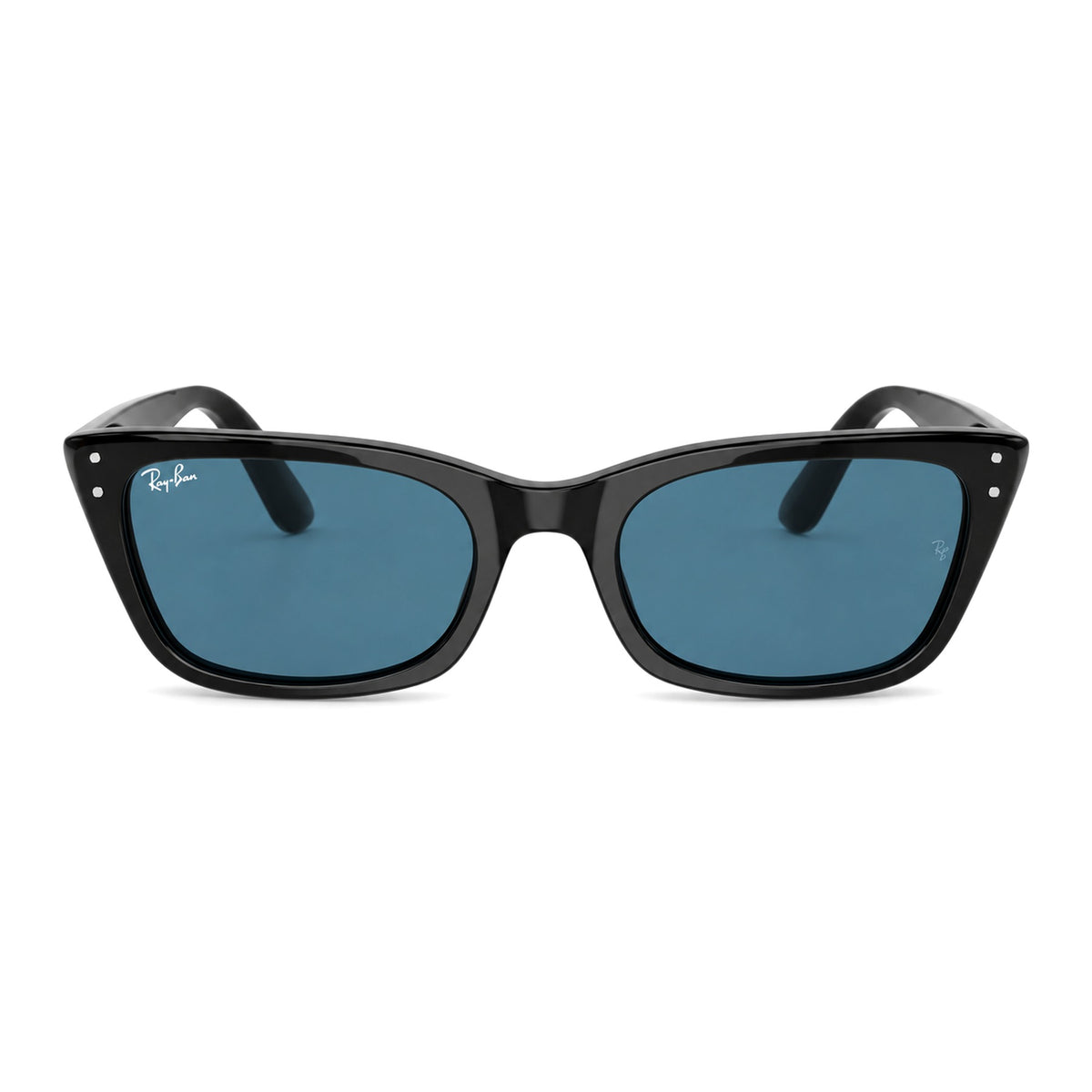 RayBan Original Classic 2299 901 3F Lady Burbank Black Blue Sunglasses