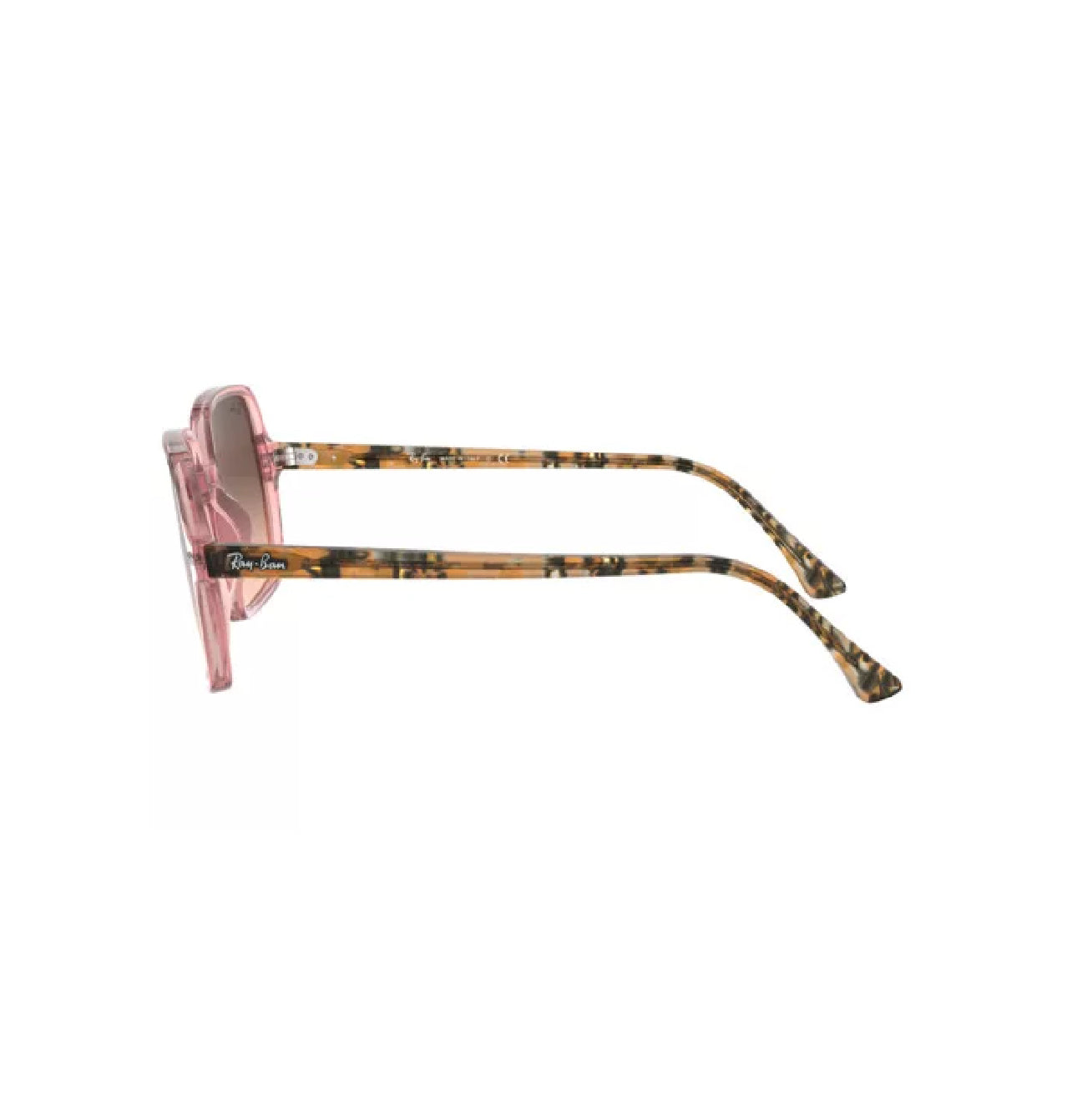 RayBan Original Classic 1973 1282/A5 Square II Pink Brown Sunglasses