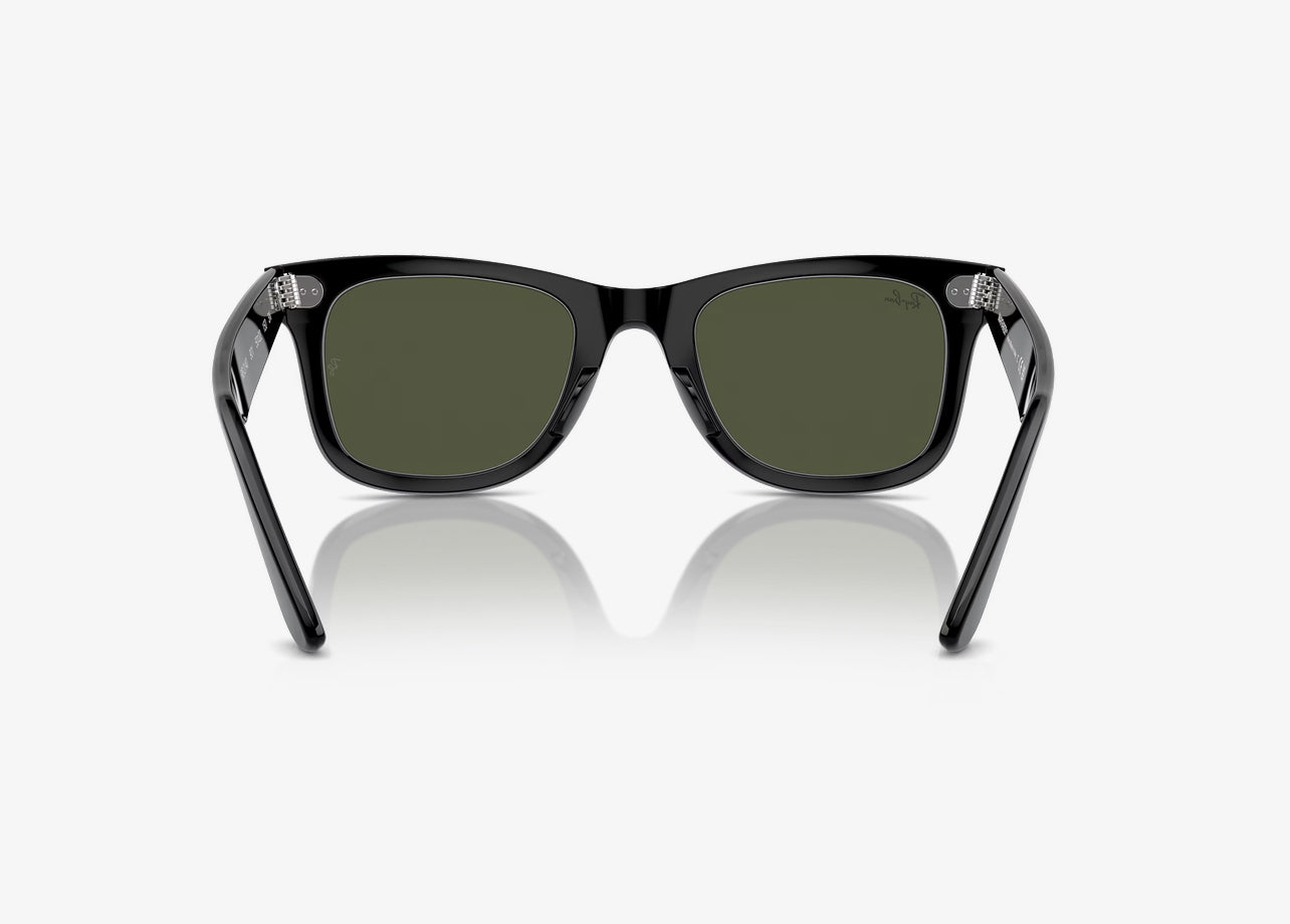 RayBan Original Classic 2140 901 Wayfarer Square Black Sunglasses