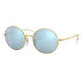 RayBan Original Classic 1970 001/B3 Oval Metal Polished Gold Frame Blue Grey Sunglasses