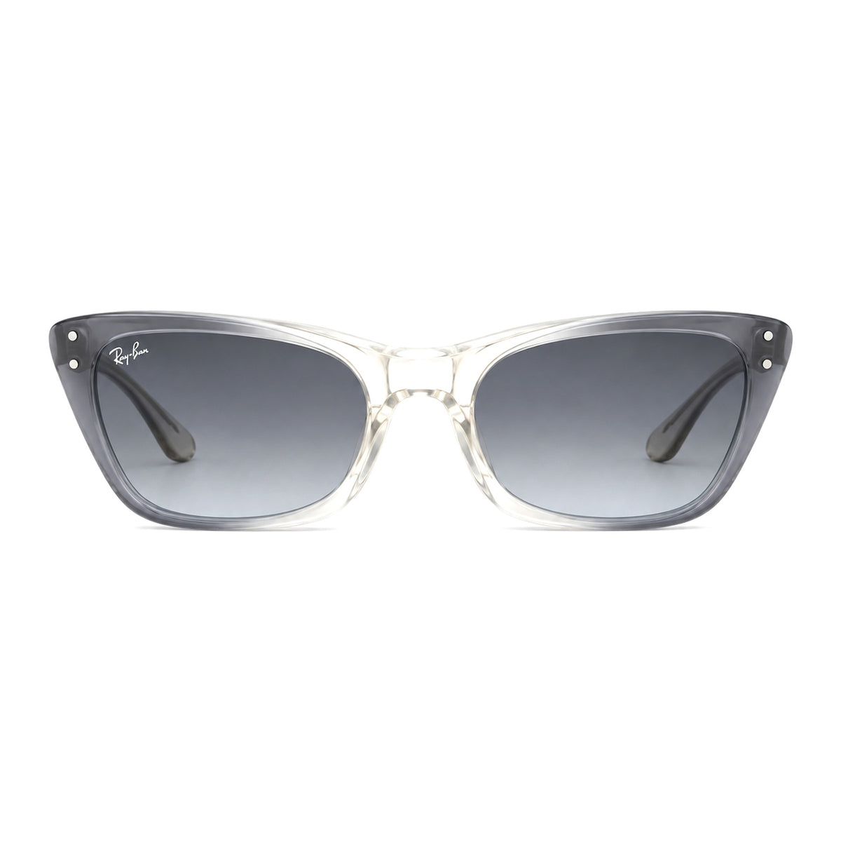 RayBan Original Classic 2299 1243 86 Lady Burbank Grey Blue Sunglasses