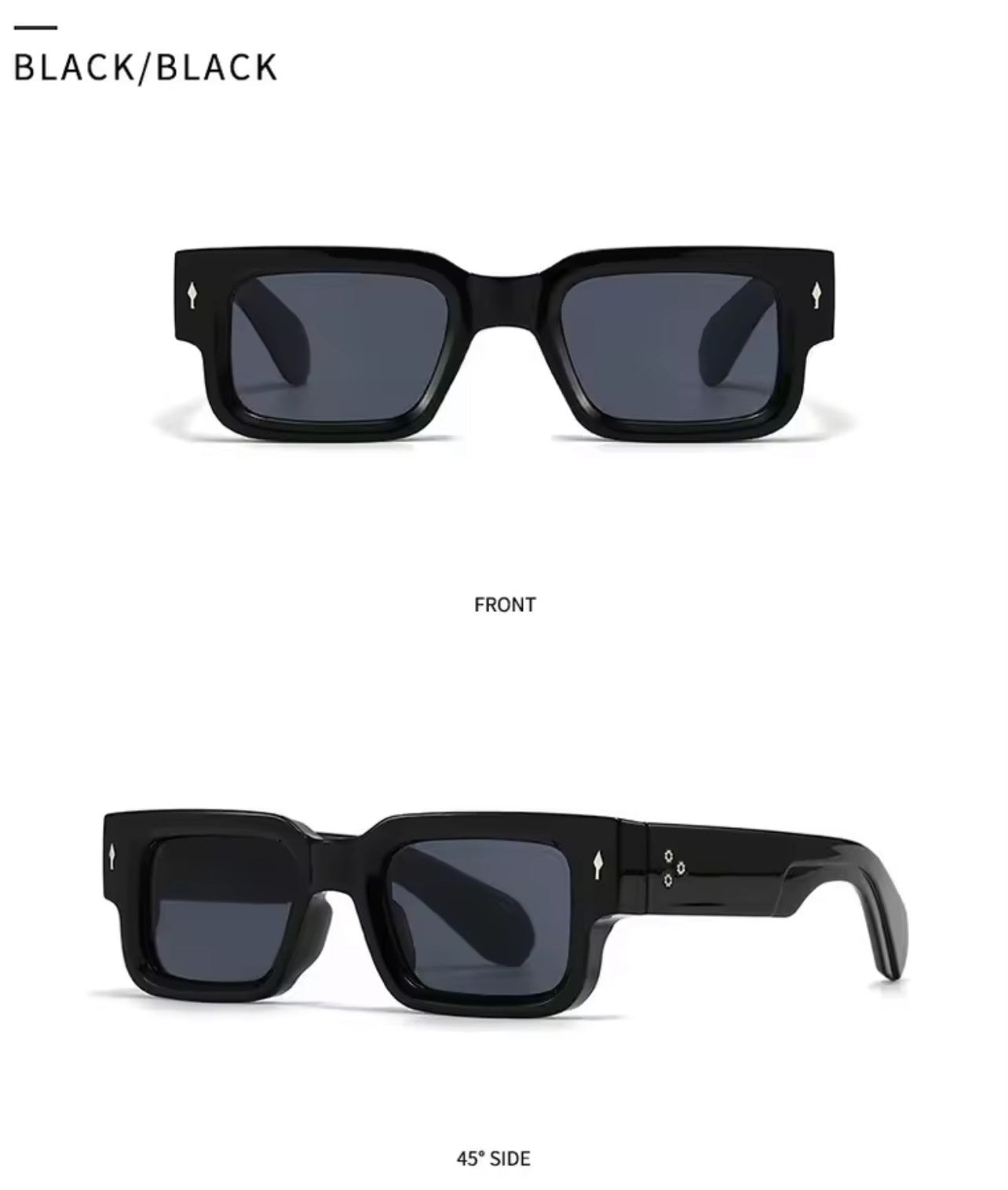 Vanguard Black Polarized Sunglasses