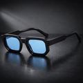 Classic Square Blue Black Sunglasses