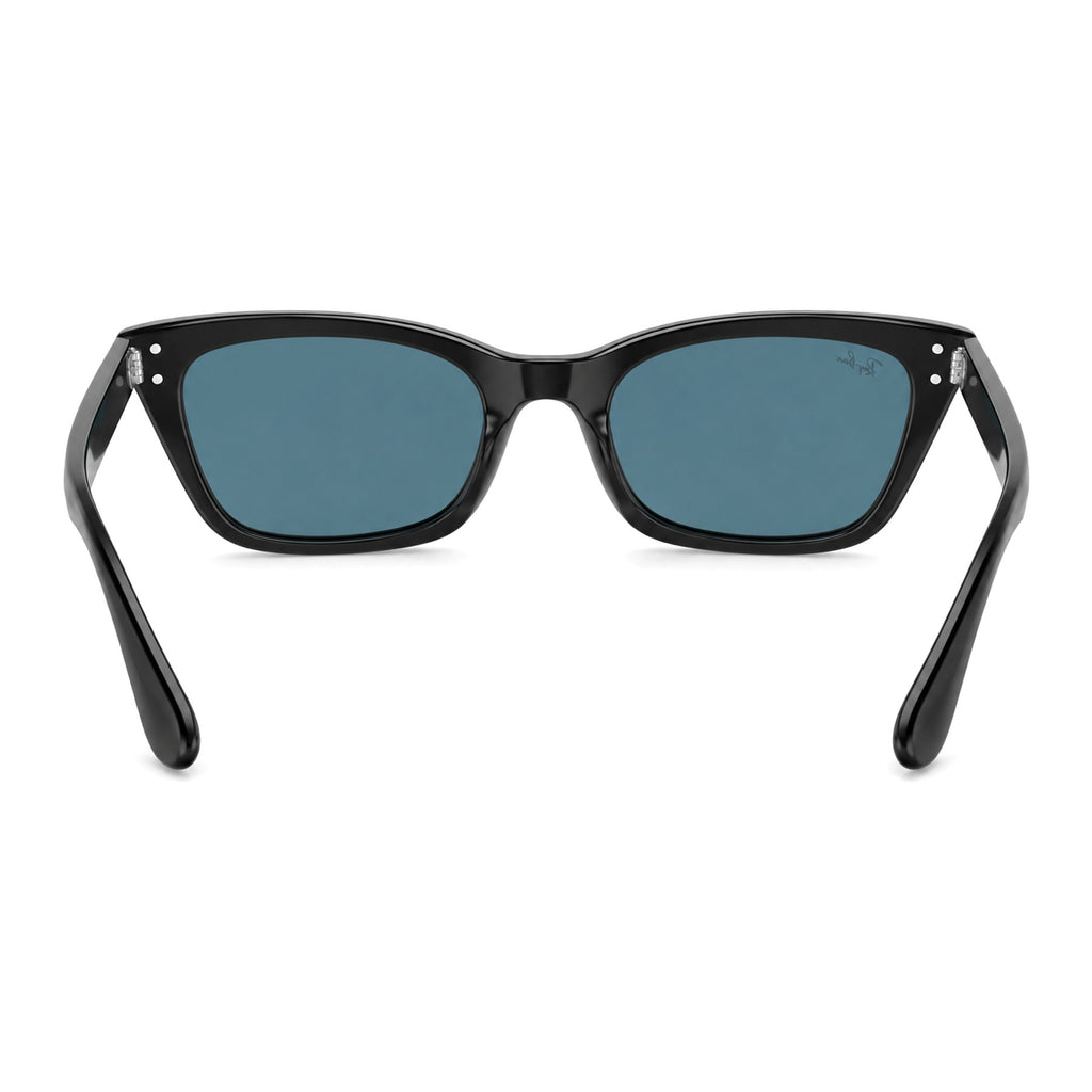 RayBan Original Classic 2299 901 3F Lady Burbank Black Blue Sunglasses