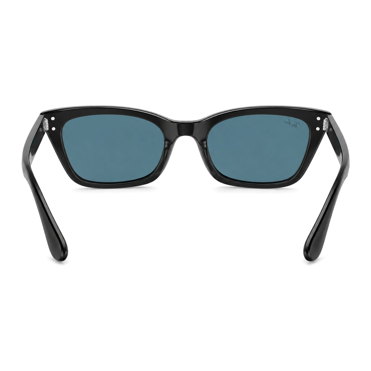 RayBan Original Classic 2299 901 3F Lady Burbank Black Blue Sunglasses