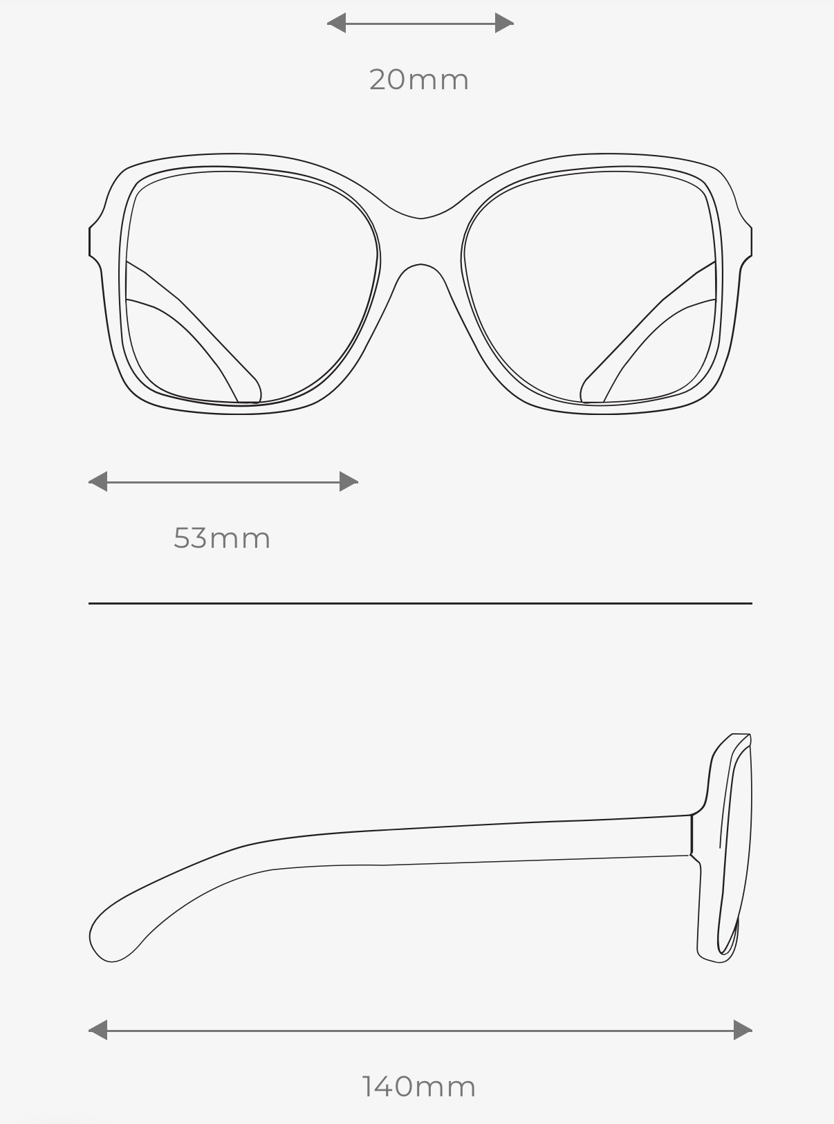 RayBan Original Classic 1973 901/31 Square II Black Sunglasses