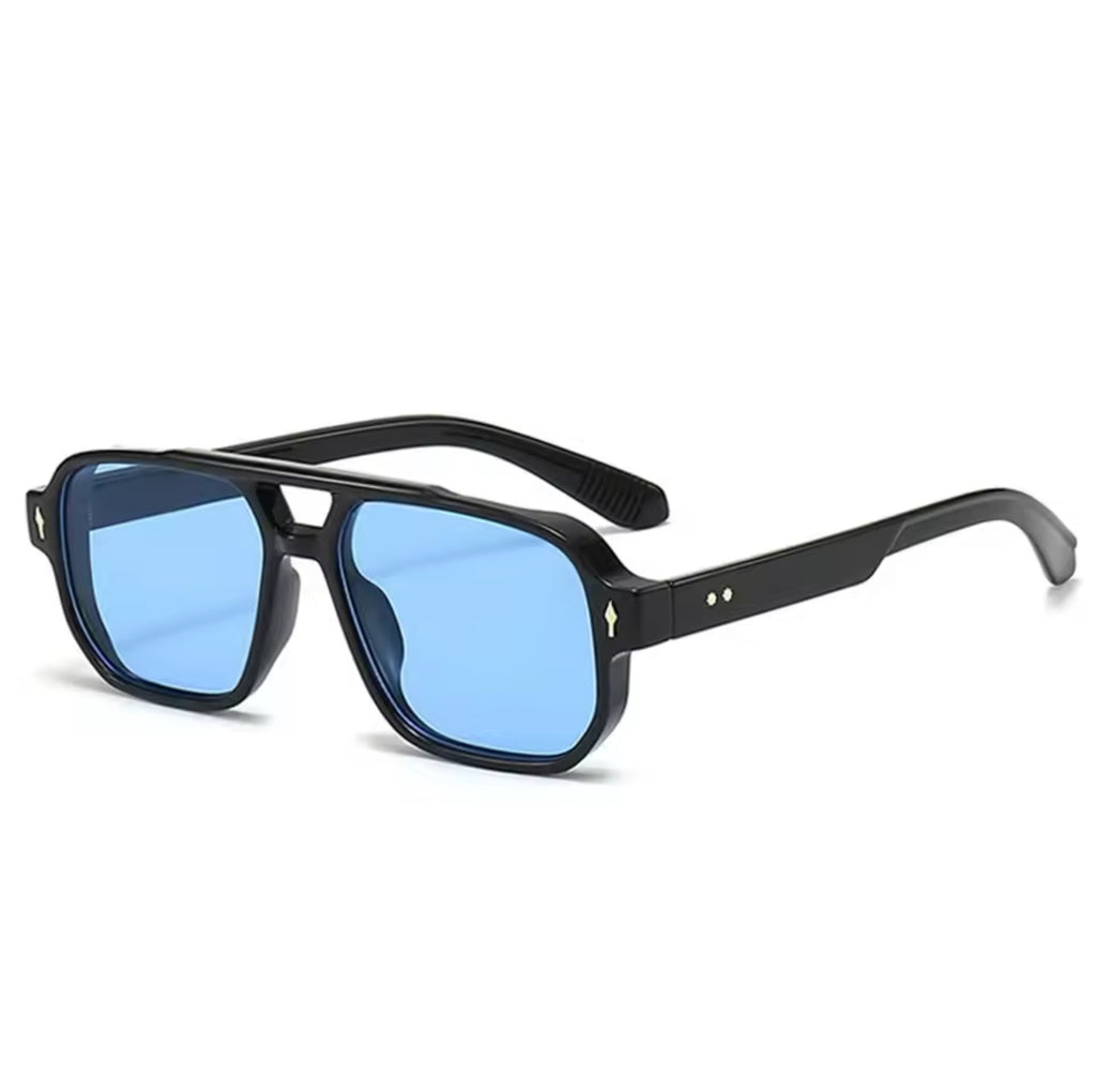 Haze Blue Aviator Sunglasses