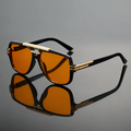 Van Drake Black Orange Sunglasses