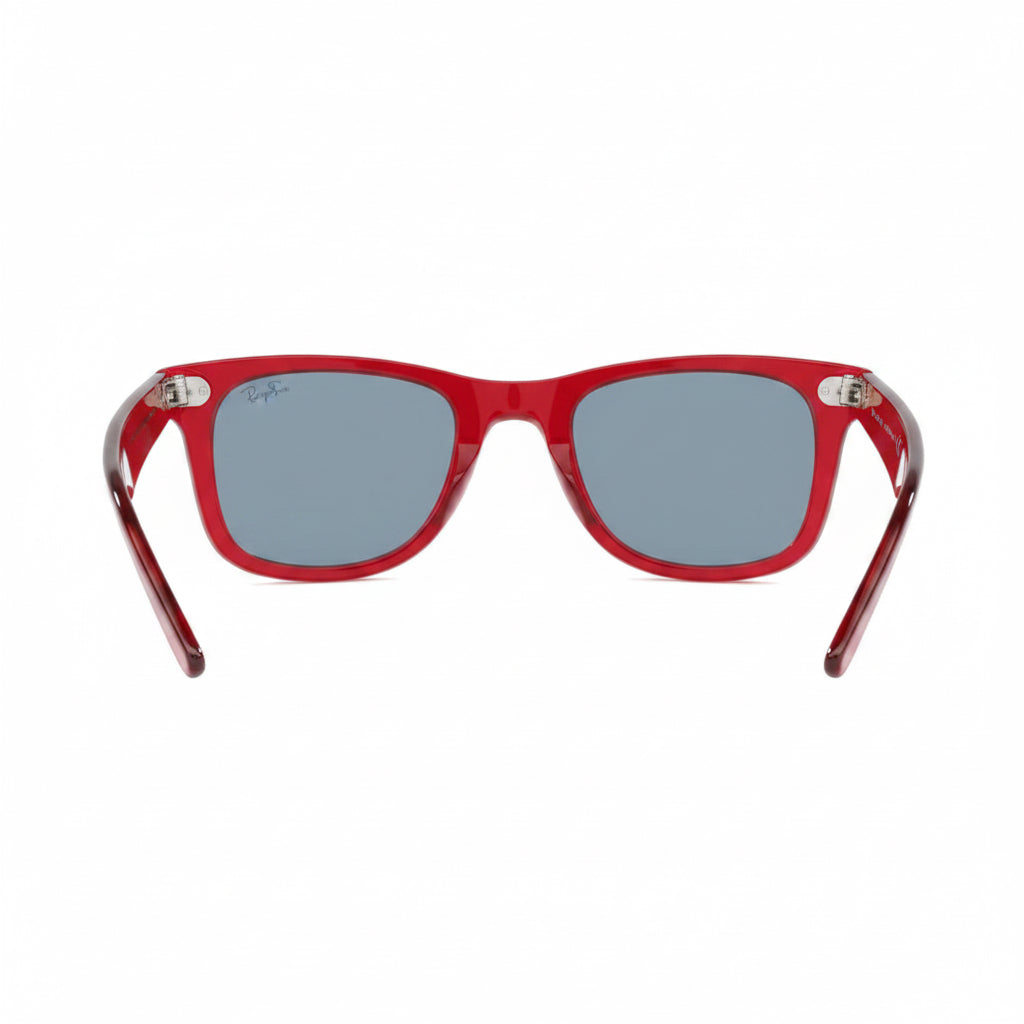 RayBan Original Classic 2140 6614/56 Wayfarer Square Red Sunglasses