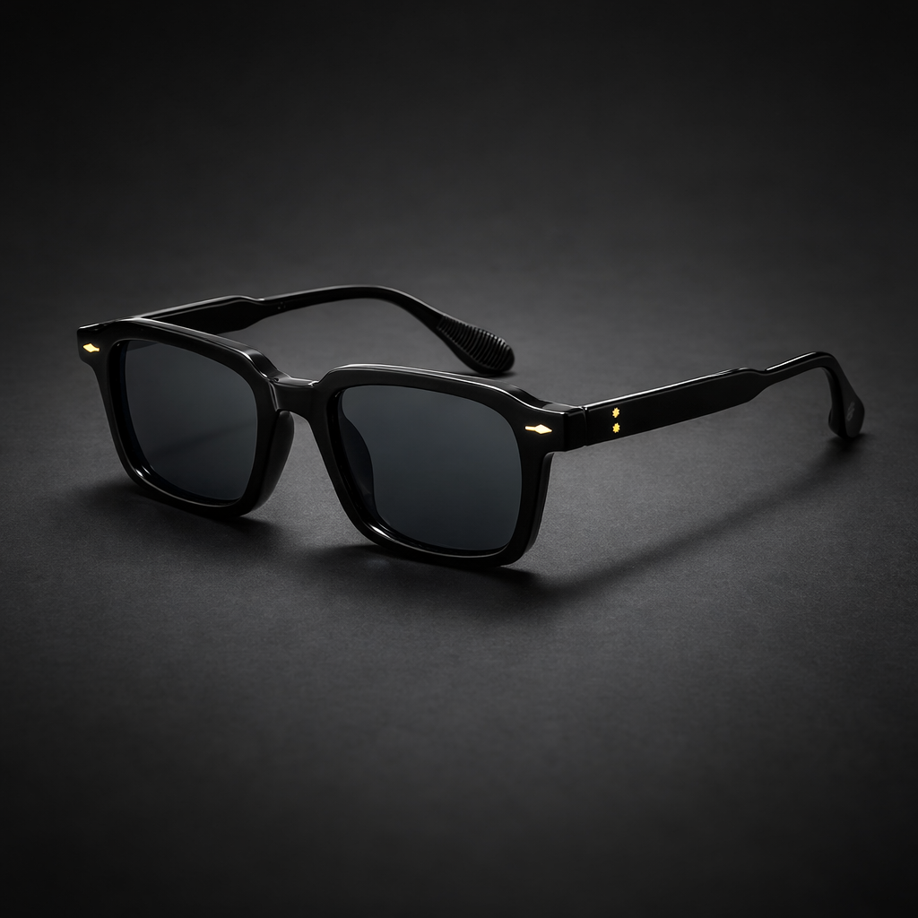 Dark Black Polarized Sunglasses