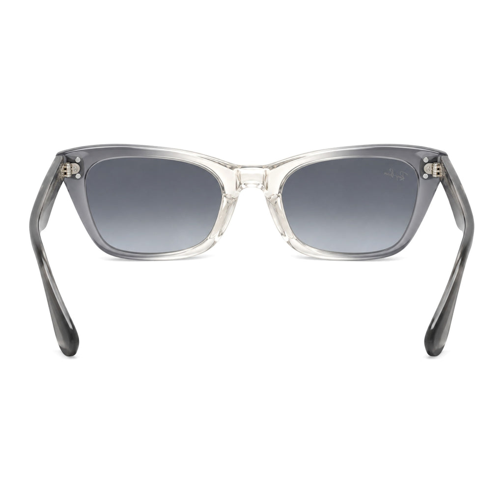 RayBan Original Classic 2299 1243 86 Lady Burbank Grey Blue Sunglasses