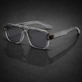 Haze Transparent Polarized Aviator Sunglasses