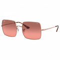 RayBan Evolve Original Classic 1971 9151/AA Square Metal Polished Copper Frame Gradient Rose Sunglasses