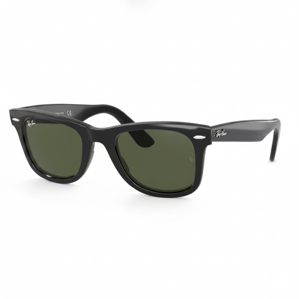 RayBan Original Classic 2140 901 Wayfarer Square Black Sunglasses