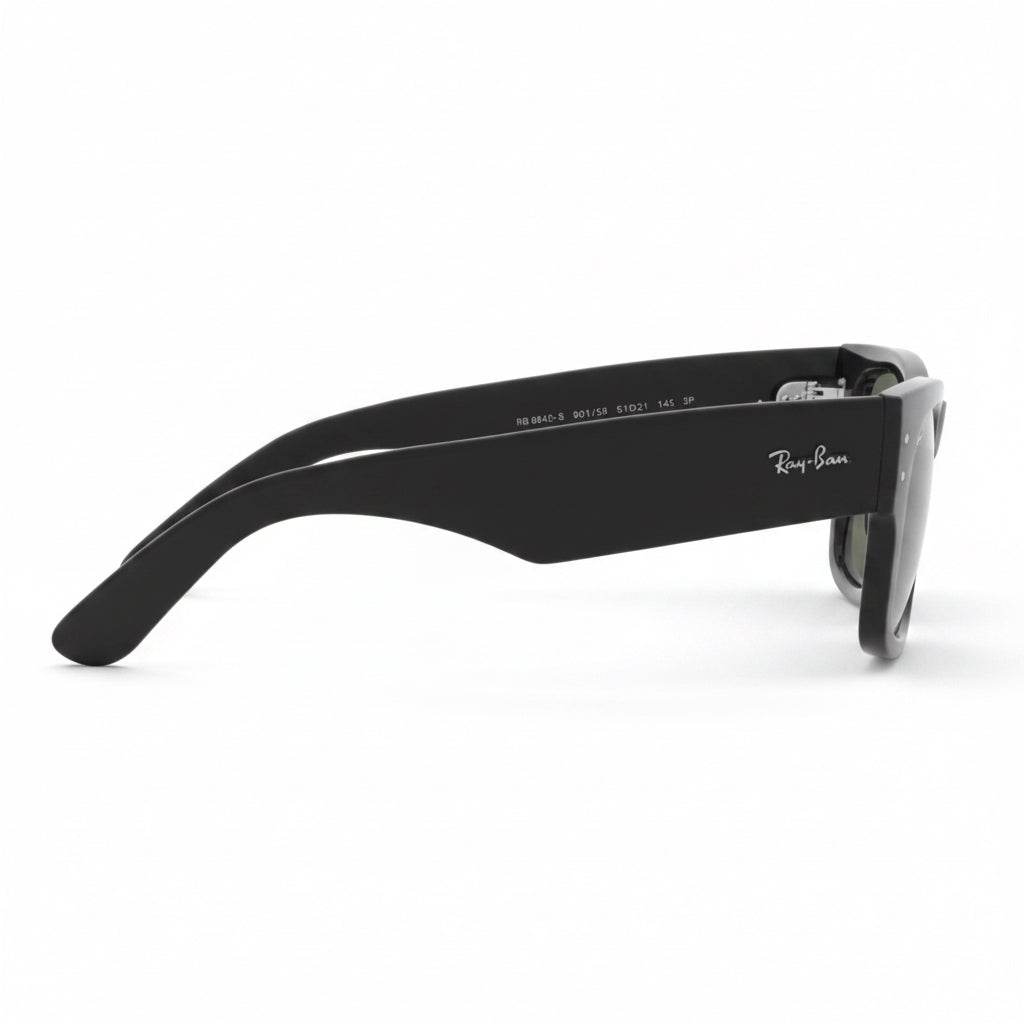 RayBan Polarized Original Classic 0840S 901/58 Mega Wayfarer Black Sunglasses