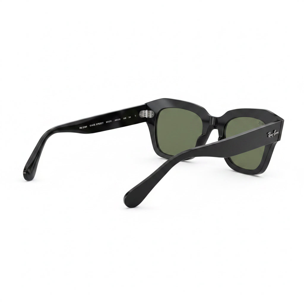 RayBan Original Classic 2186 901/31 State Street Black Sunglasses