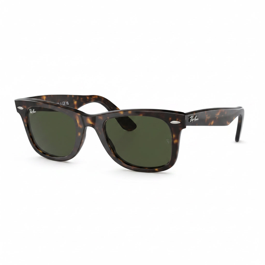 RayBan Original Classic 2140 902 Wayfarer Square Black Sunglasses