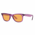 RayBan Original Classic 2140 6613/13 Wayfarer Square Violet Sunglasses