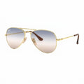 RayBan Original Classic 3479 001 32 Aviator Folding Gold Rim Grey Blue Sunglasses