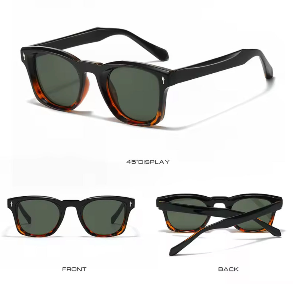 Classic Versatile Polarized Fire Black Sunglasses