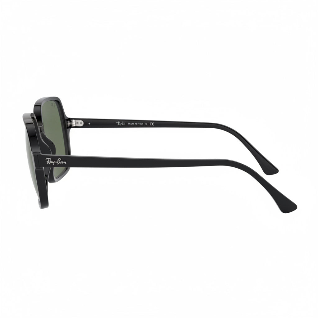 RayBan Original Classic 1973 901/31 Square II Black Sunglasses