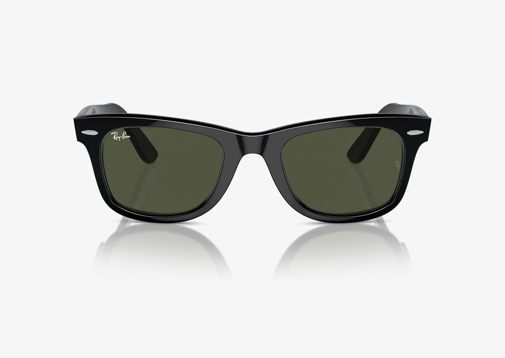 RayBan Original Classic 2140 901 Wayfarer Square Black Sunglasses