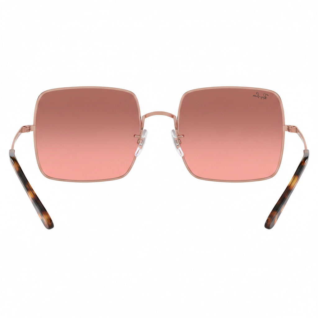 RayBan Evolve Original Classic 1971 9151/AA Square Metal Polished Copper Frame Gradient Rose Sunglasses