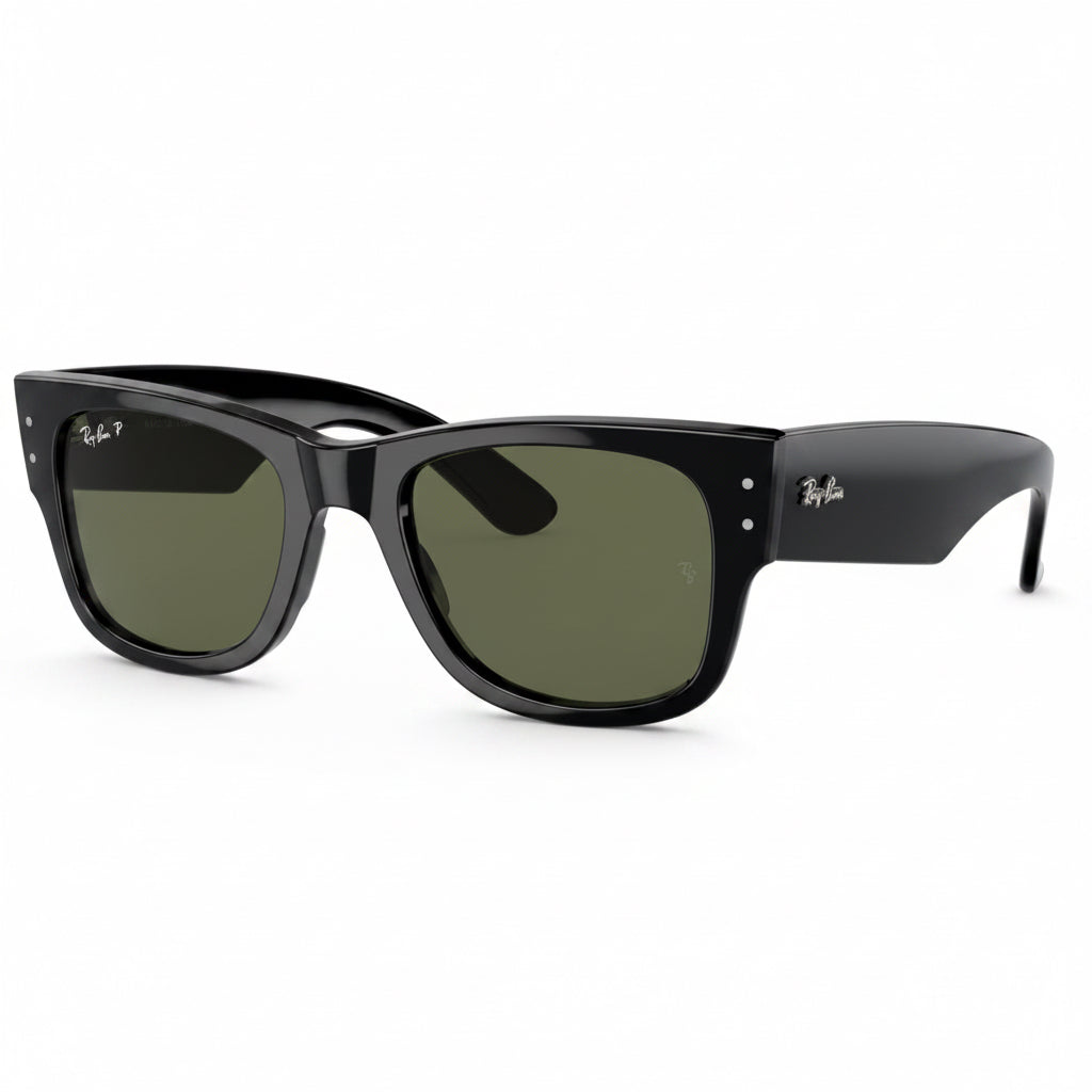 RayBan Polarized Original Classic 0840S 901/58 Mega Wayfarer Black Sunglasses