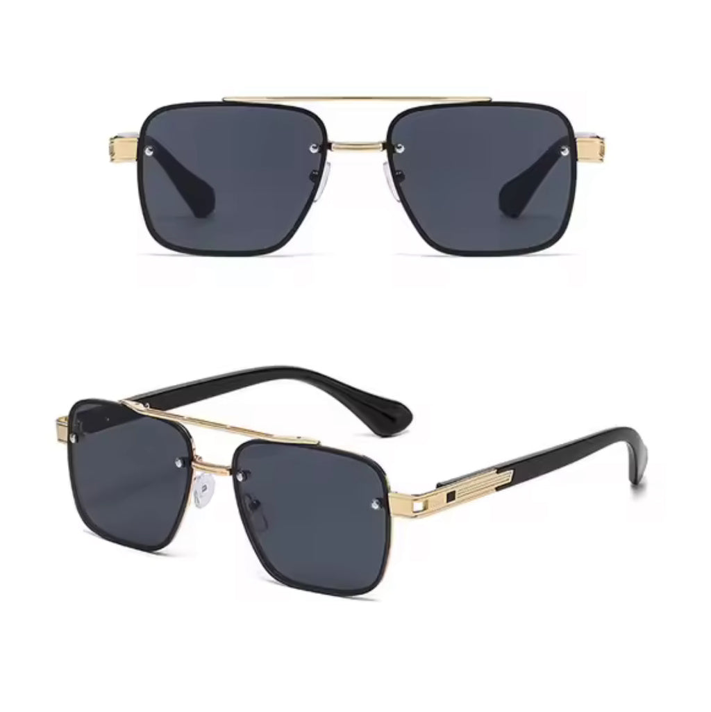 Golden Polarized Cyberpunk Sunglasses
