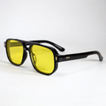 Haze Yellow Aviator Sunglasses