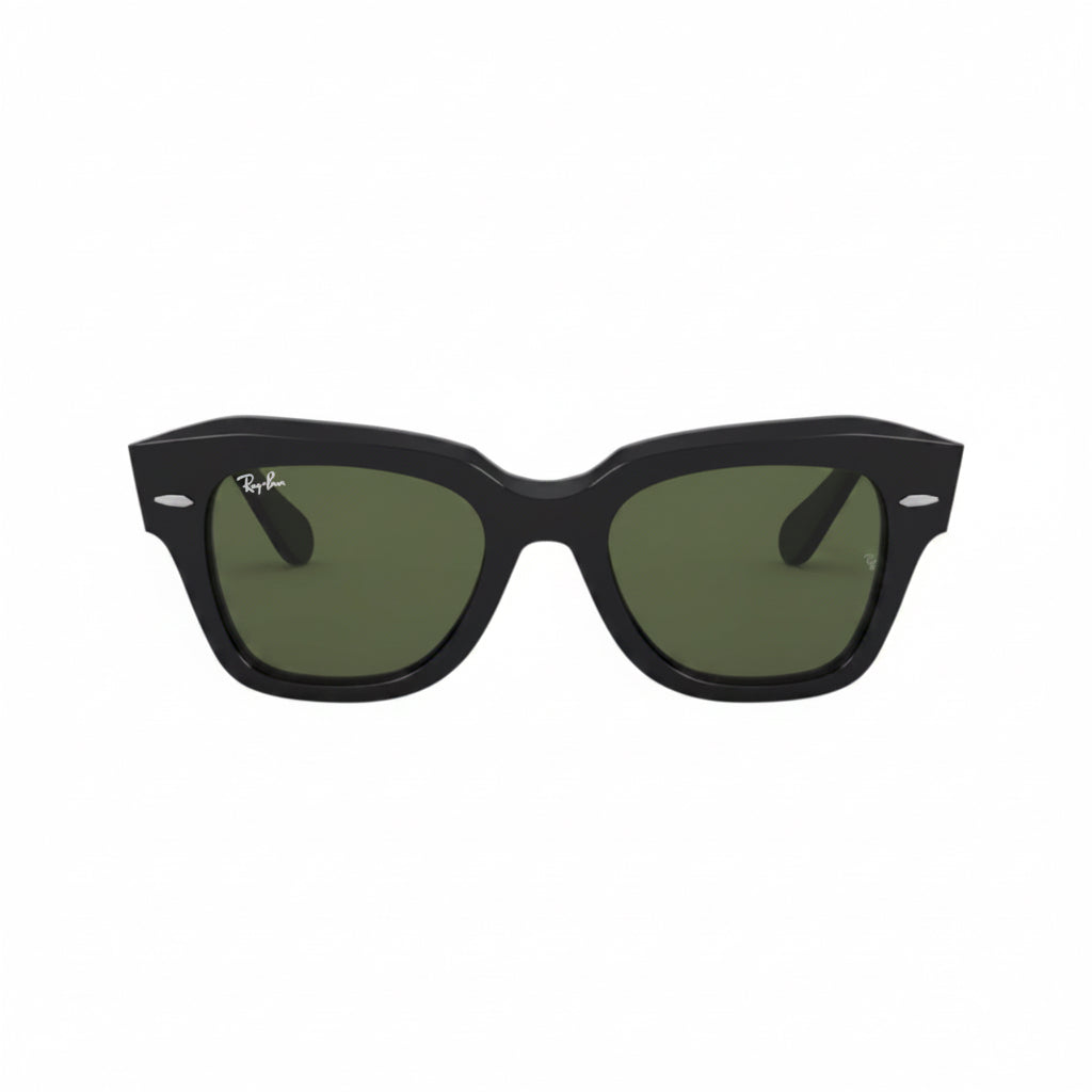 RayBan Original Classic 2186 901/31 State Street Black Sunglasses