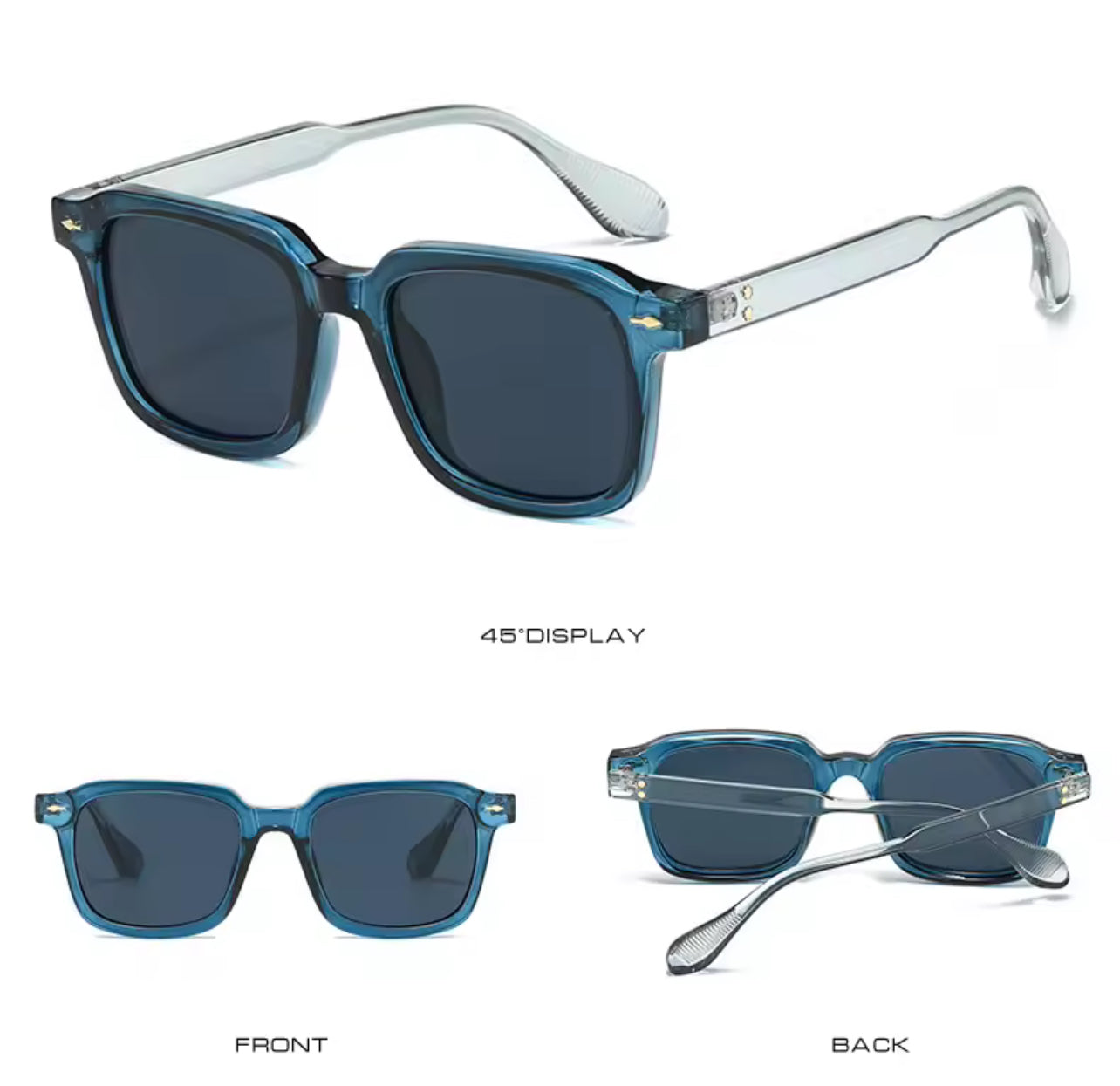 Ocean Blue Polarized Sunglasses