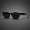 Retro Punk Polarized Black Sunglasses