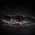 Retro Punk Fire Black Sunglasses