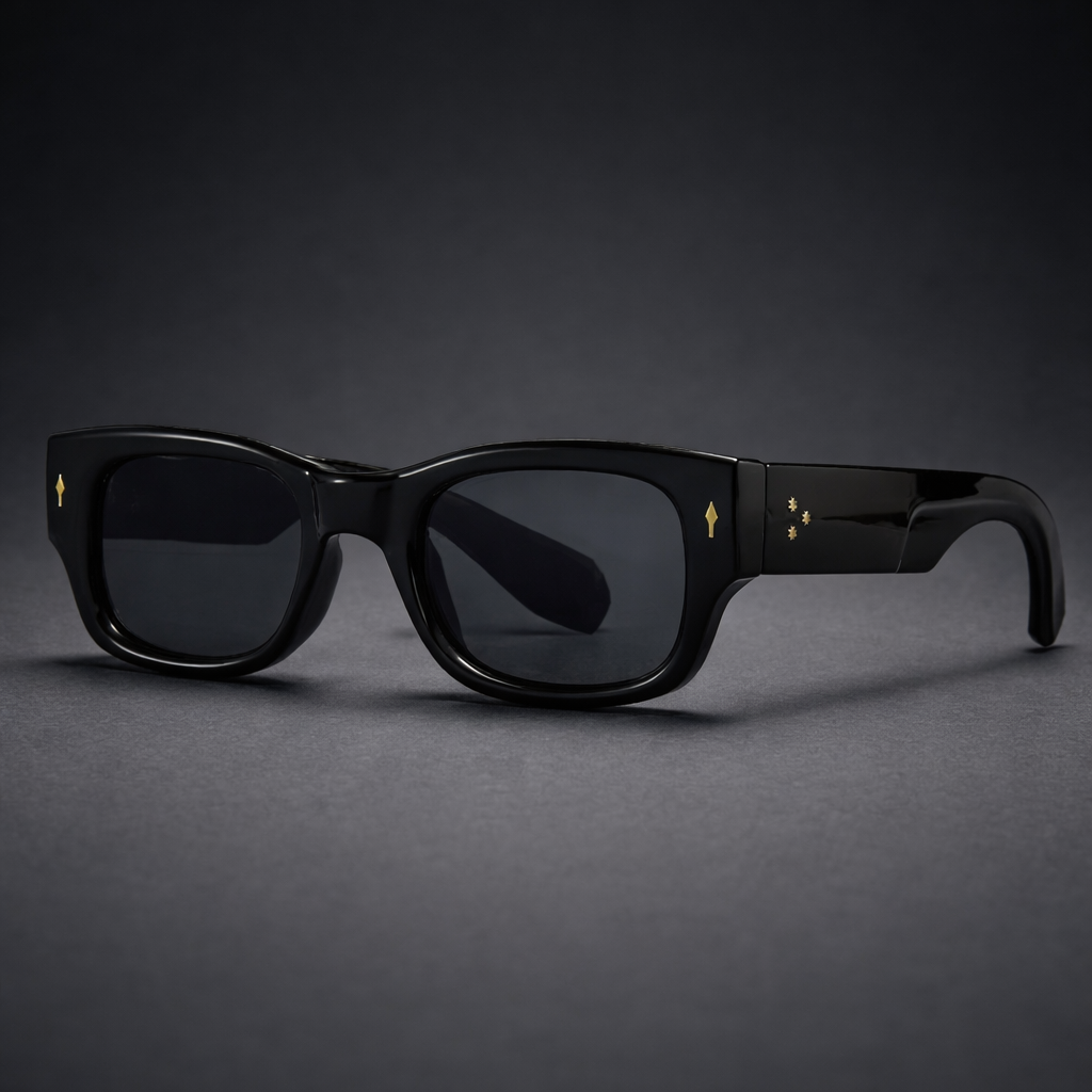 Minimalist Polarized Black Sunglasses