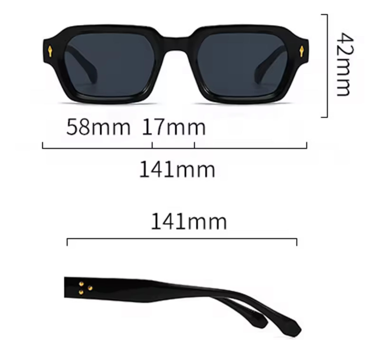Classic Polarized Black Sunglasses