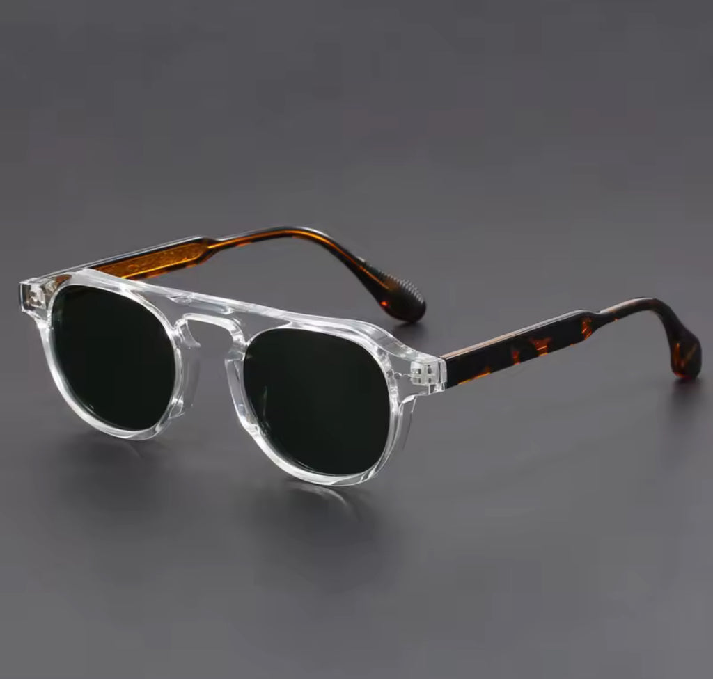 Classic Sunglasses Floral Clear Shades