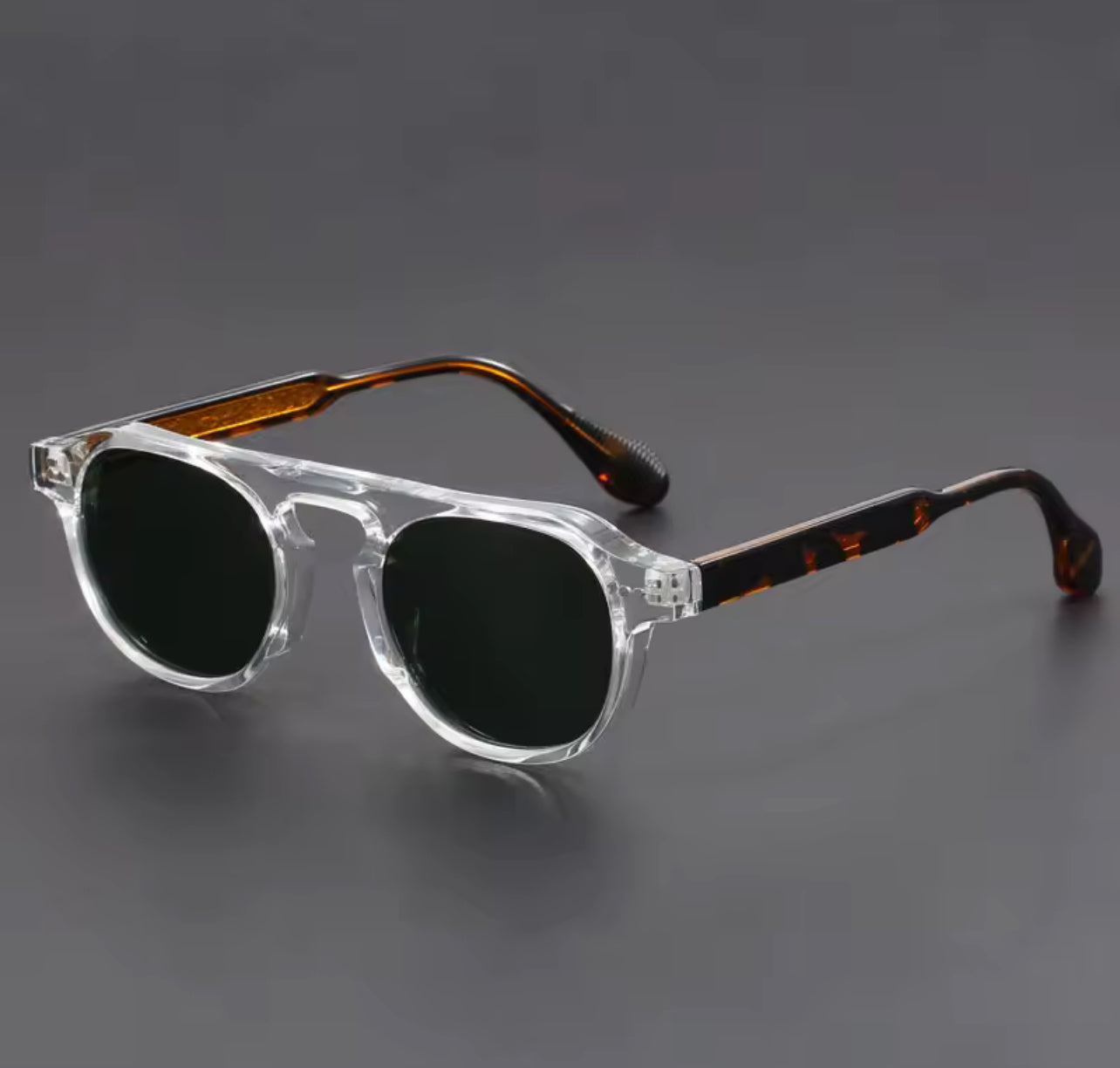 Classic Sunglasses Floral Clear Shades