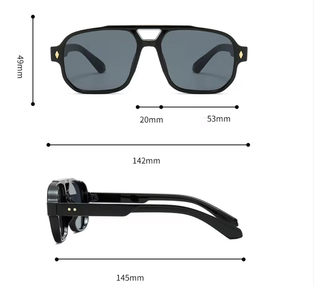 Haze Orange Aviator Sunglasses