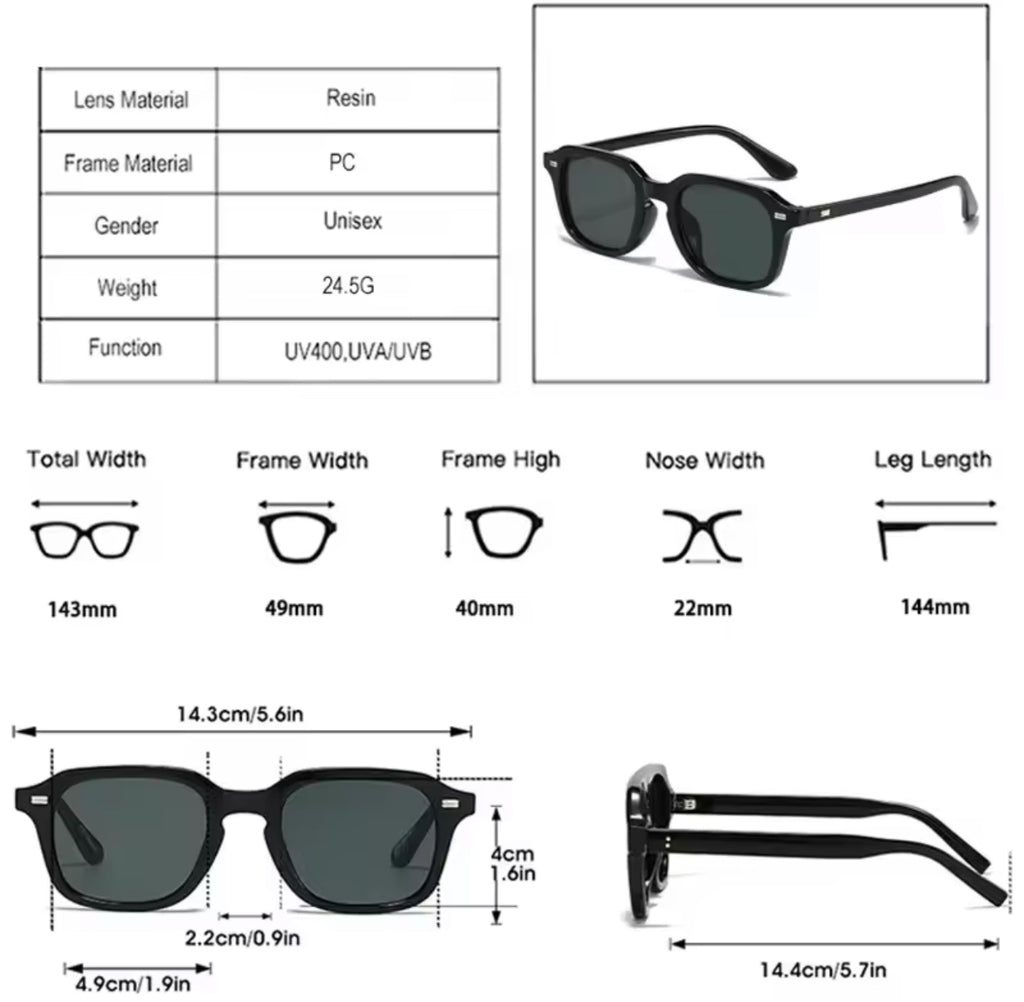 Midnight Polarized Black Sunglasses