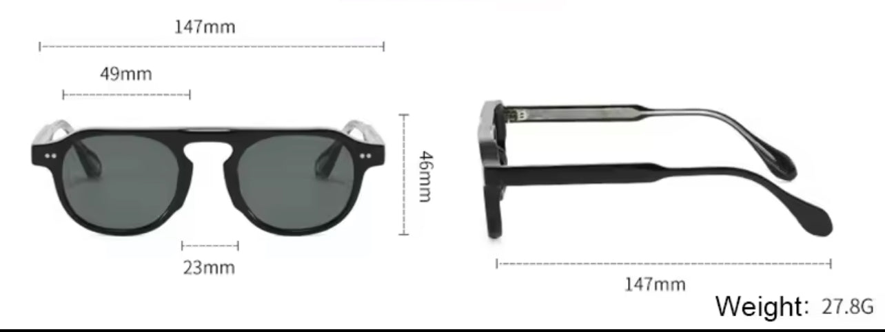 Classic Sunglasses Black Shades